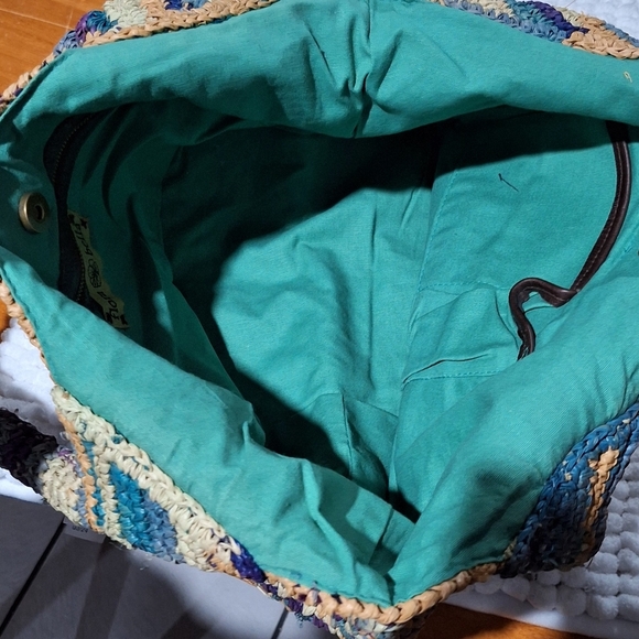 Flora and Bella LARGE STRAW BAG/TOTE/ PURSE - - Picture 6 of 7